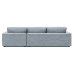 Riley 118.5_ Right Sectional - Silver Light Blue