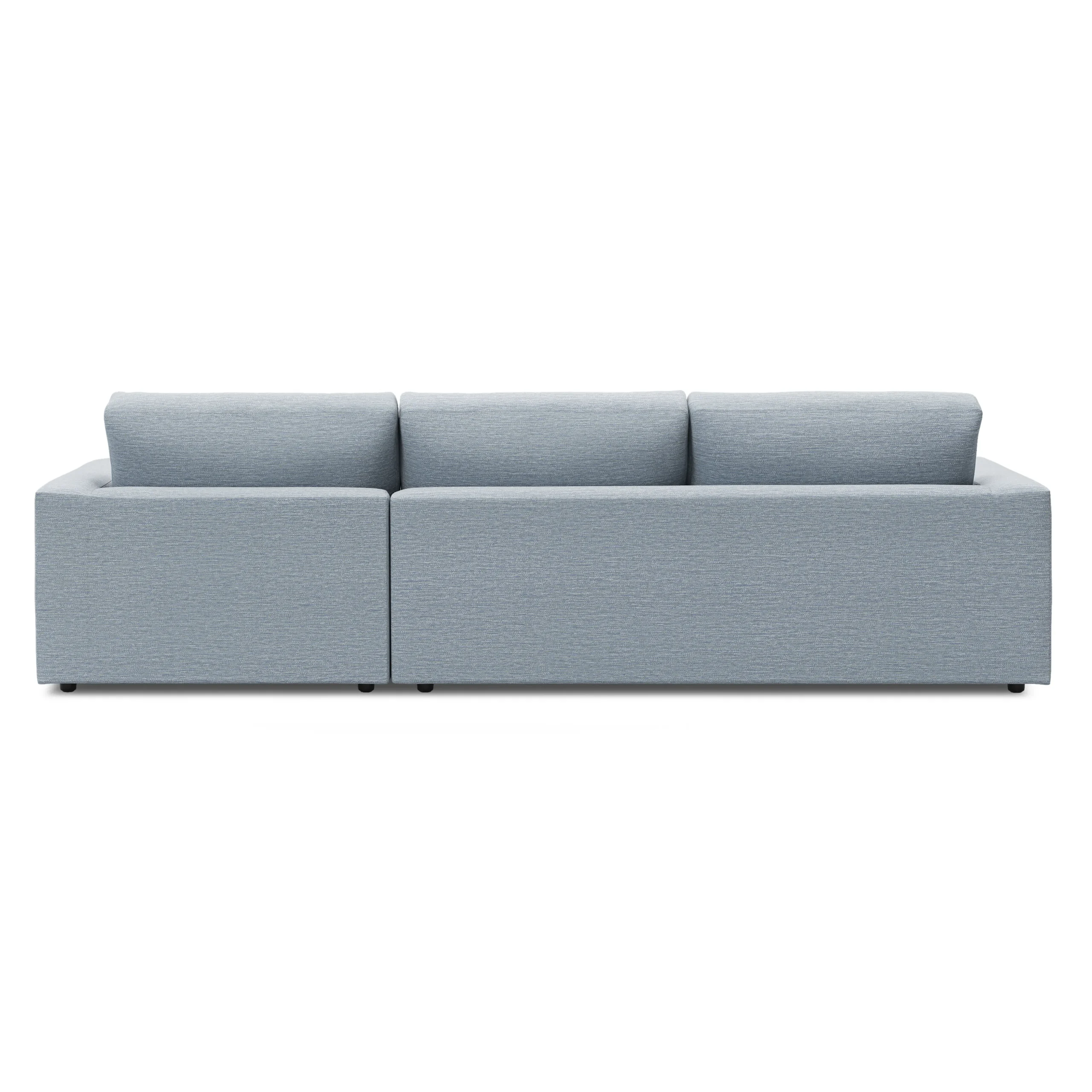 Riley 118.5_ Right Sectional - Silver Light Blue - Image 5