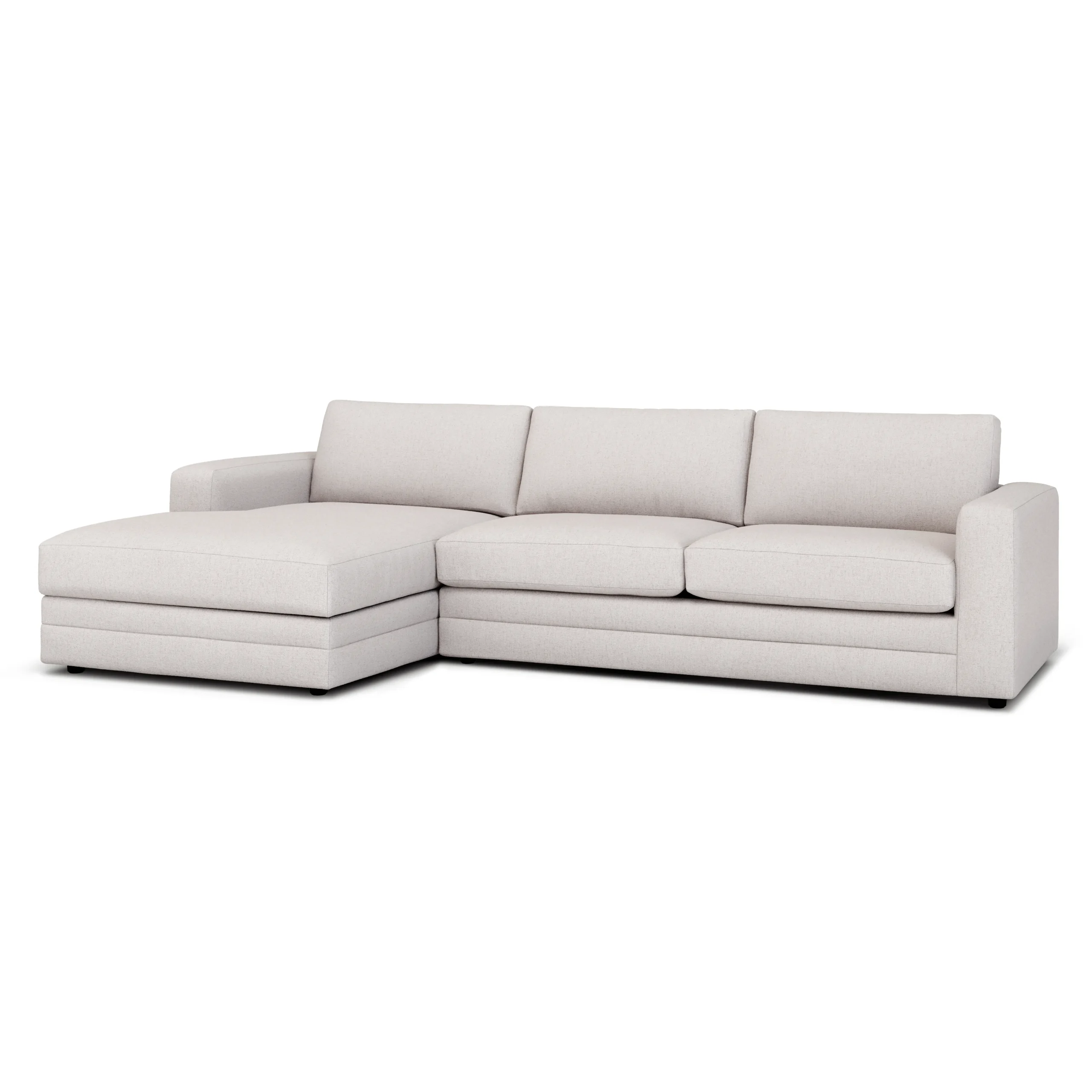 Riley 118_ Left Storage Sleeper Sectional - Napa White - Image 5