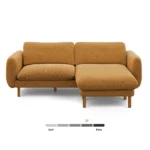 Sanders 85.5_ Reversible Sectional - Hestia Ginger