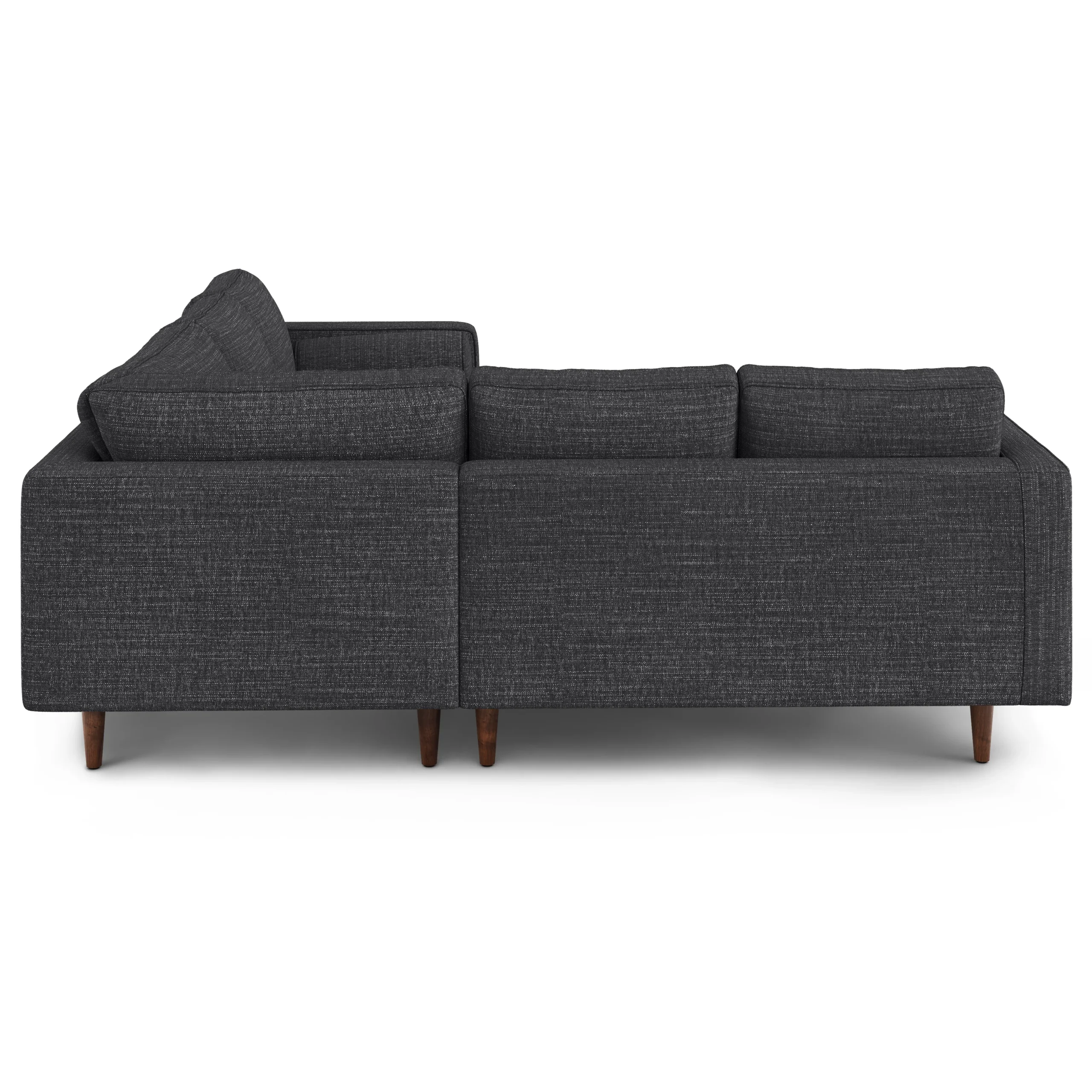 Sven 91_ Tufted Corner Sectional - Napa Charcoal - Image 5
