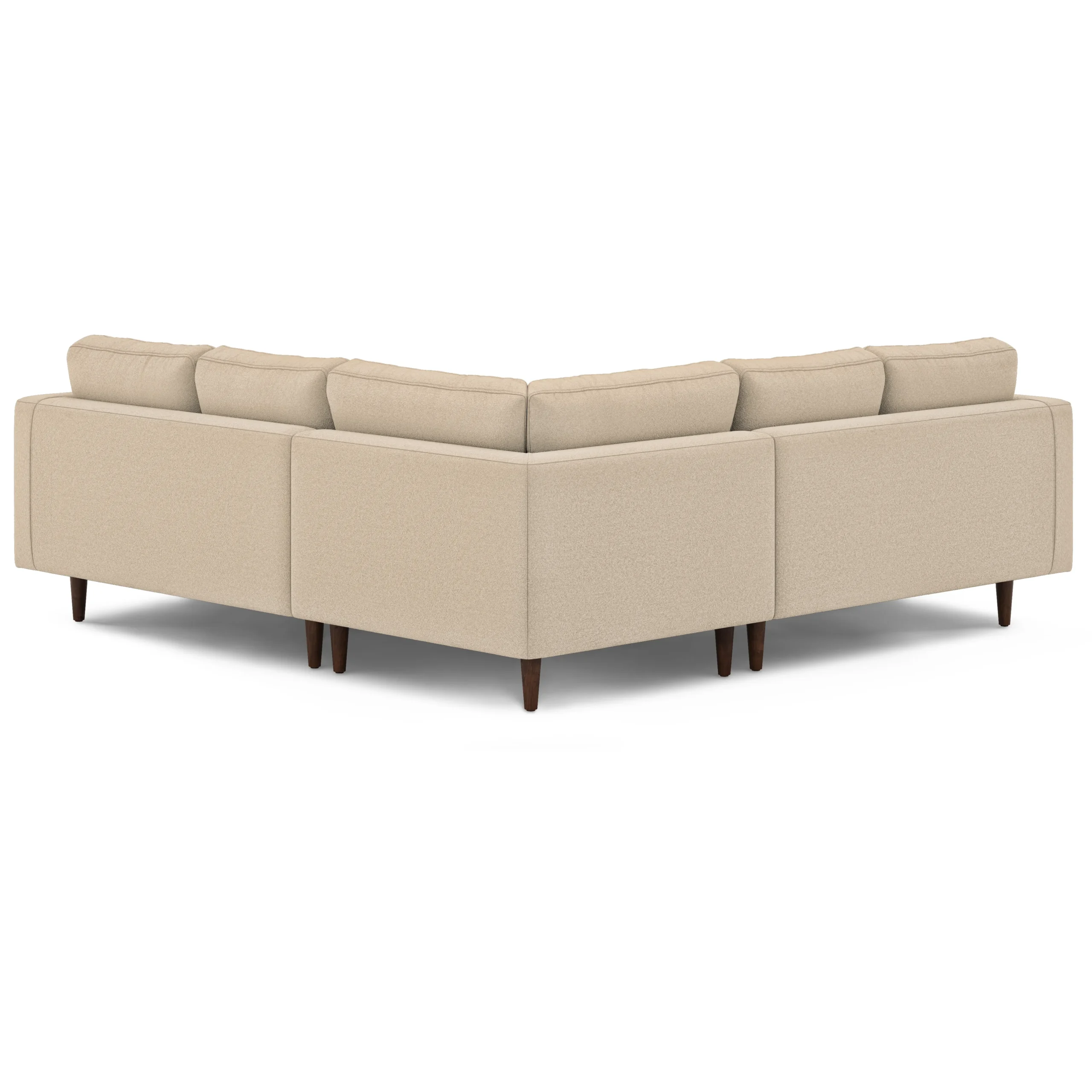 Sven 91_ Tufted Corner Sectional - Ratine Buff - Image 5