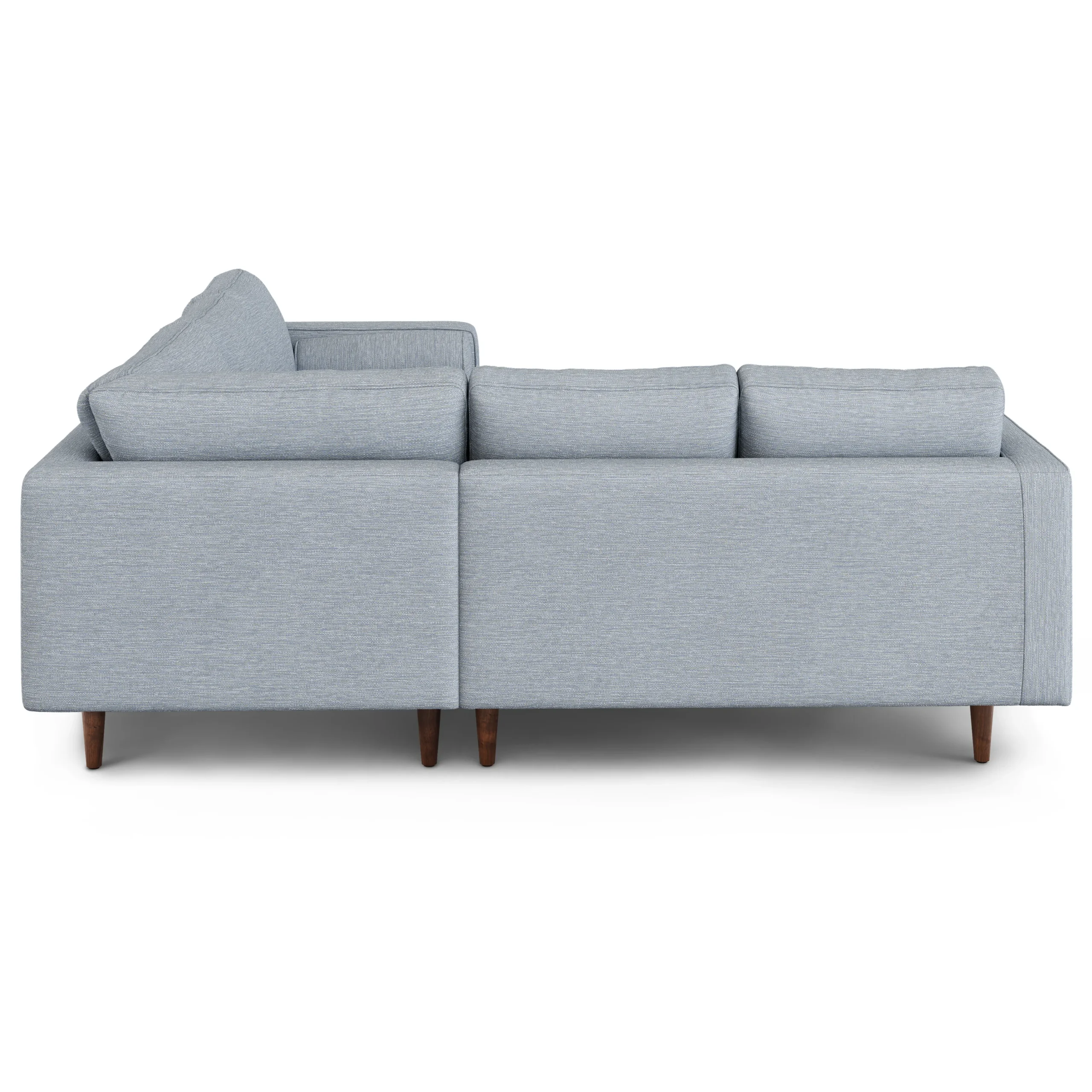 Sven 91_ Tufted Corner Sectional - Silver Light Blue - Image 5