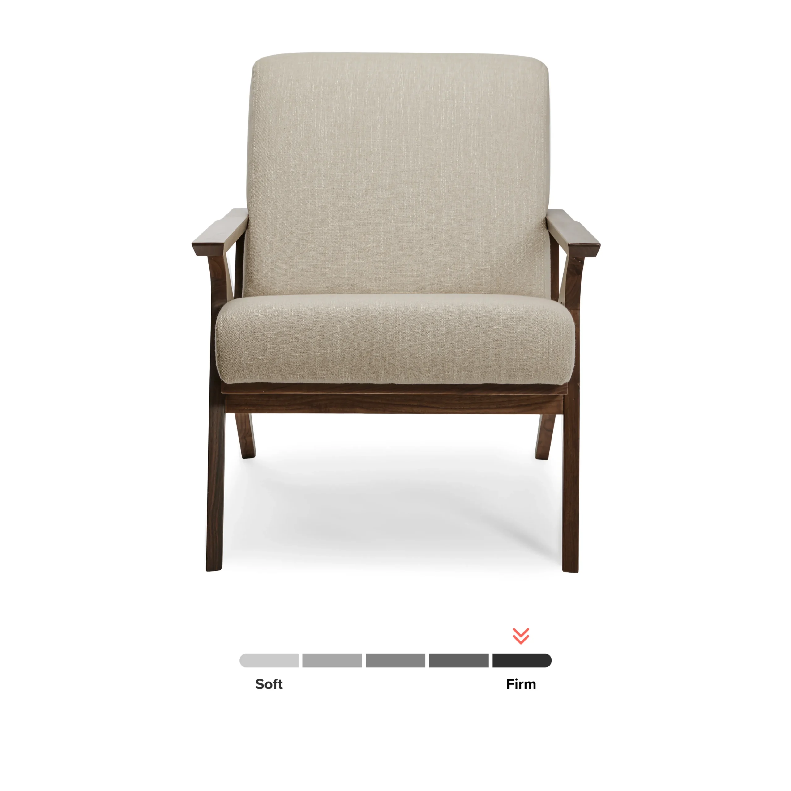 Otio 26_ Lounge Chair - Walnut and Welsh Taupe - Image 12