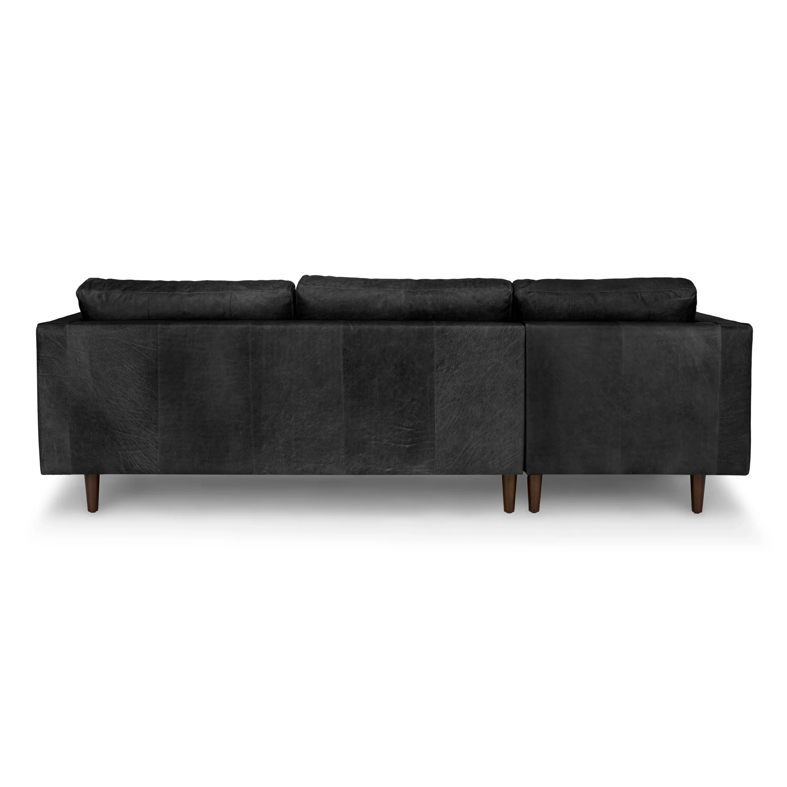 Sven 100_ Tufted Leather Left Sectional - Oxford Black - Image 5
