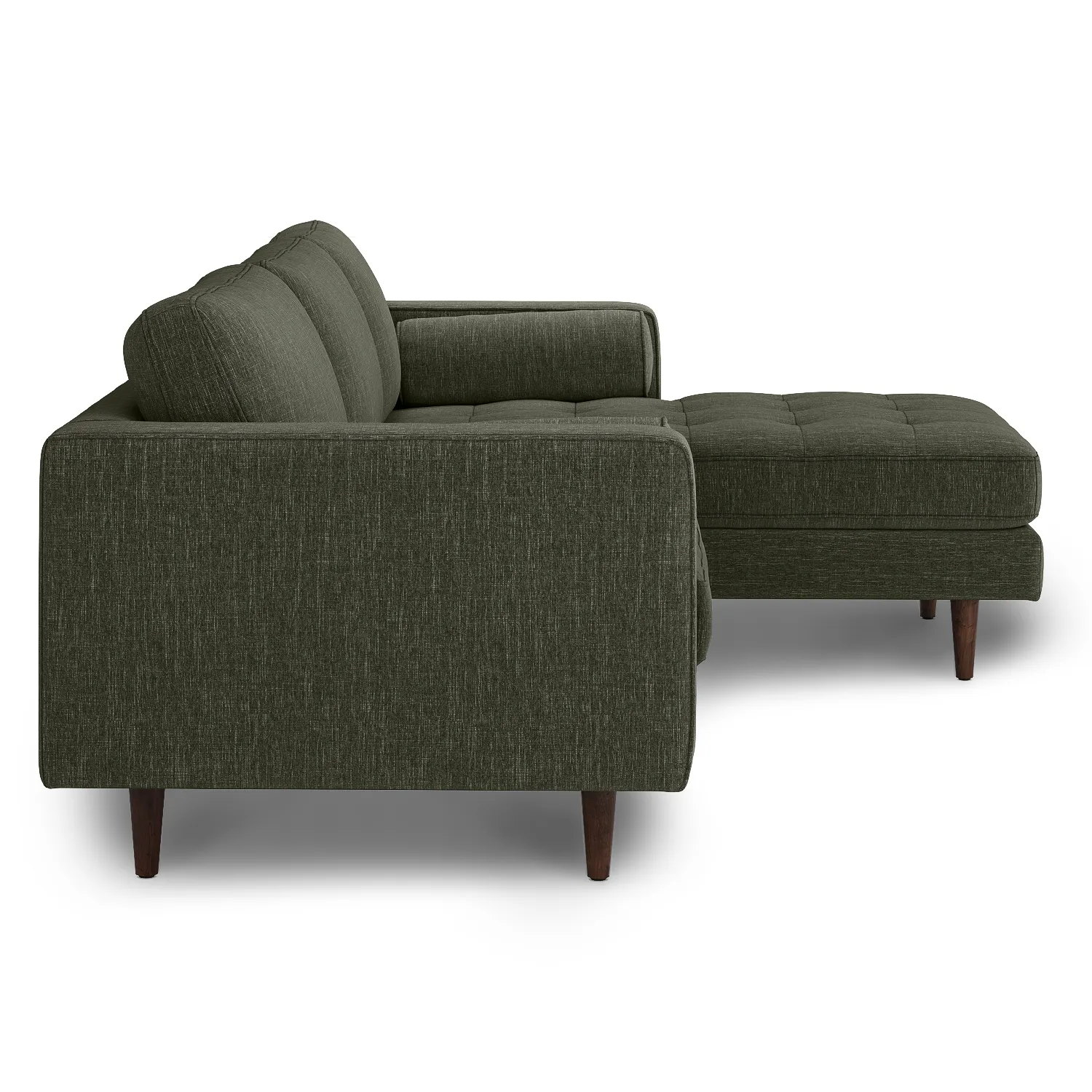 Sven 100_ Tufted Right Sectional - Fir Green - Image 6