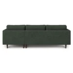 Sven 100_ Tufted Right Sectional - Green Wool Bouclé