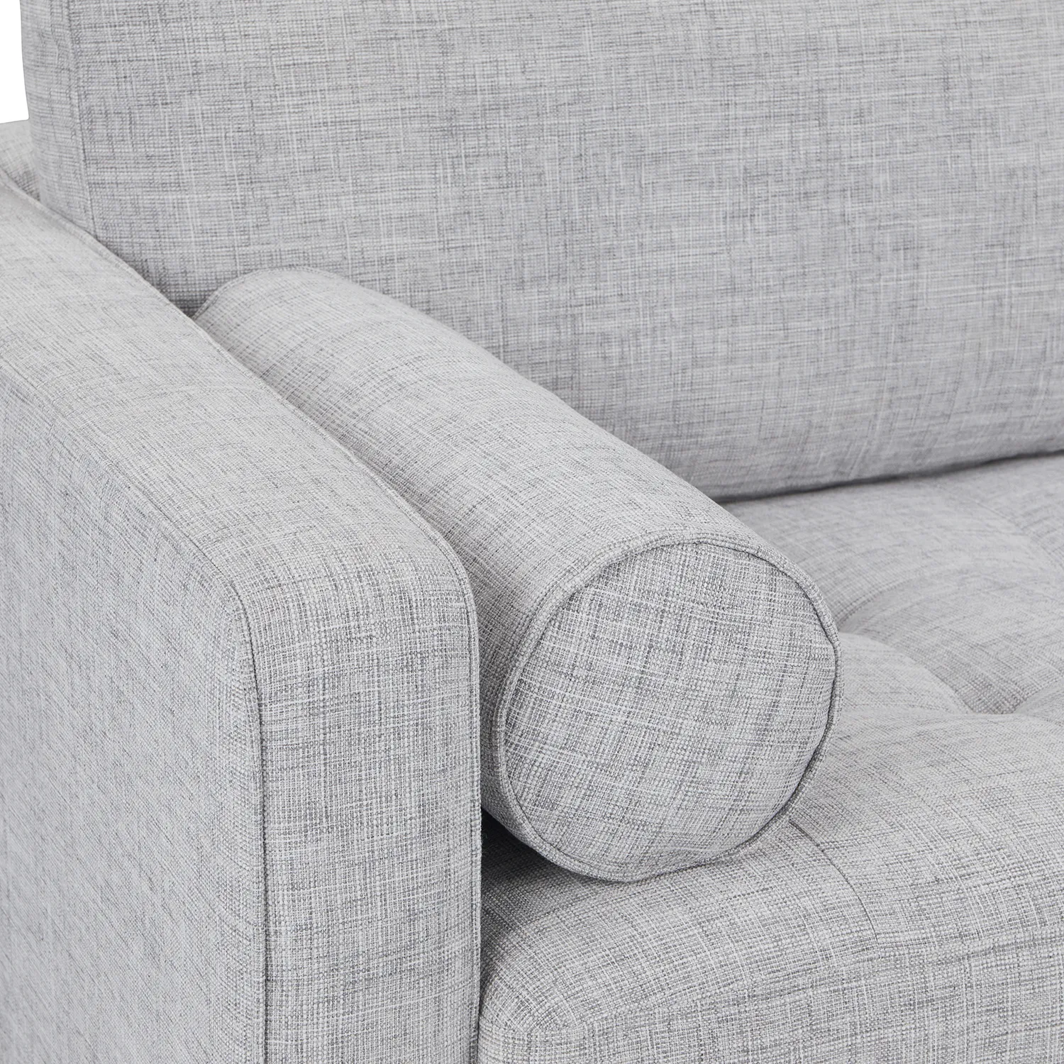 Sven 100_ Tufted Right Sectional - Stone Gray - Image 6