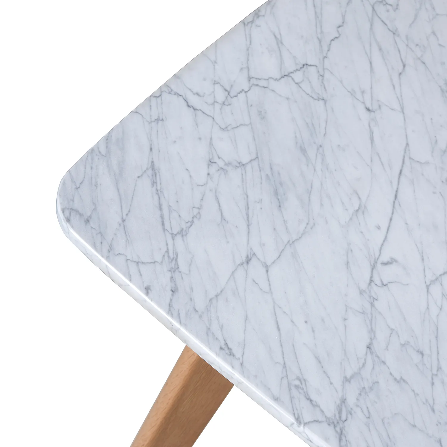 Vena Cafe Table - Oak and Marble - Image 6