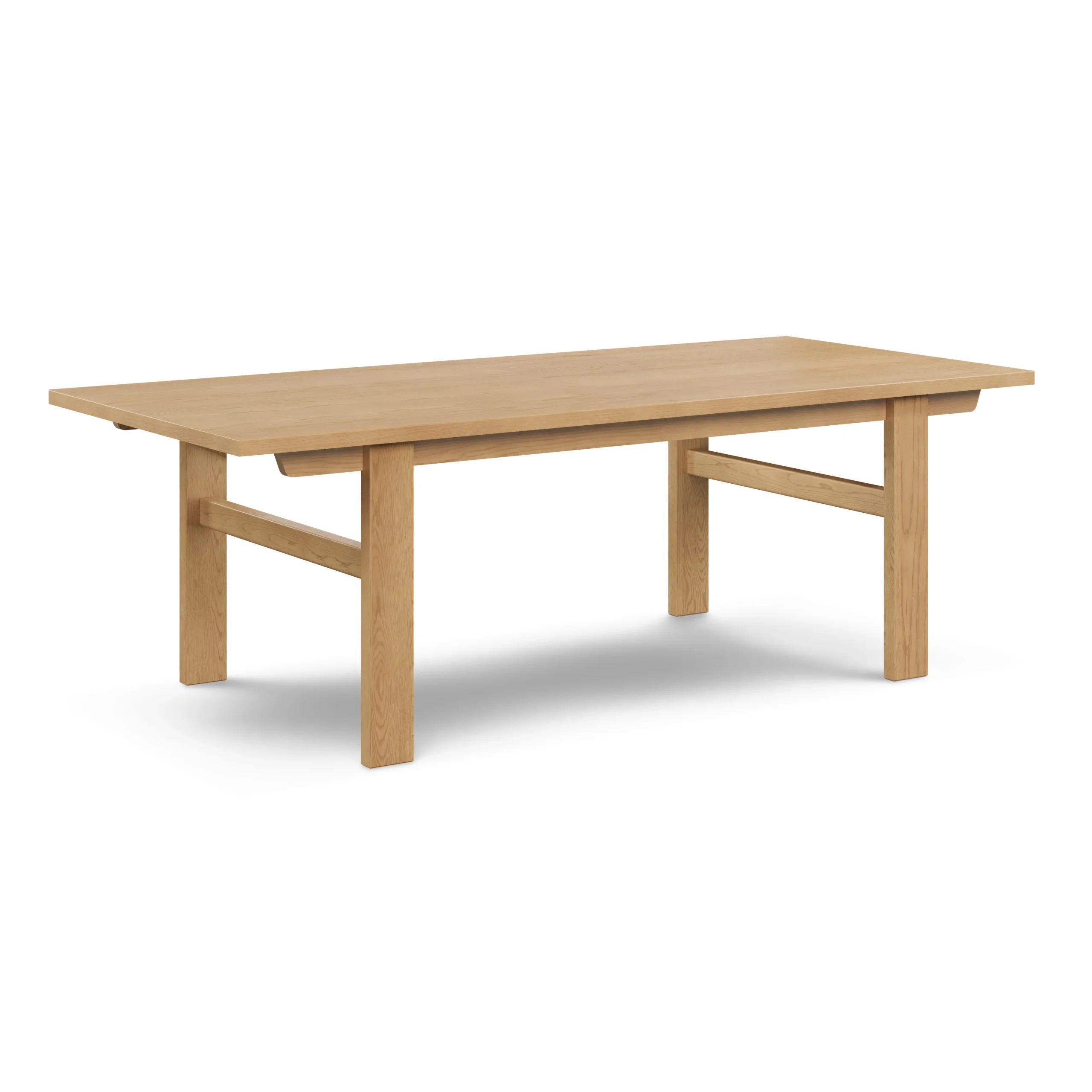 Gina 88.5_ - 112_ Extendable Dining Table - White Oak - Image 6