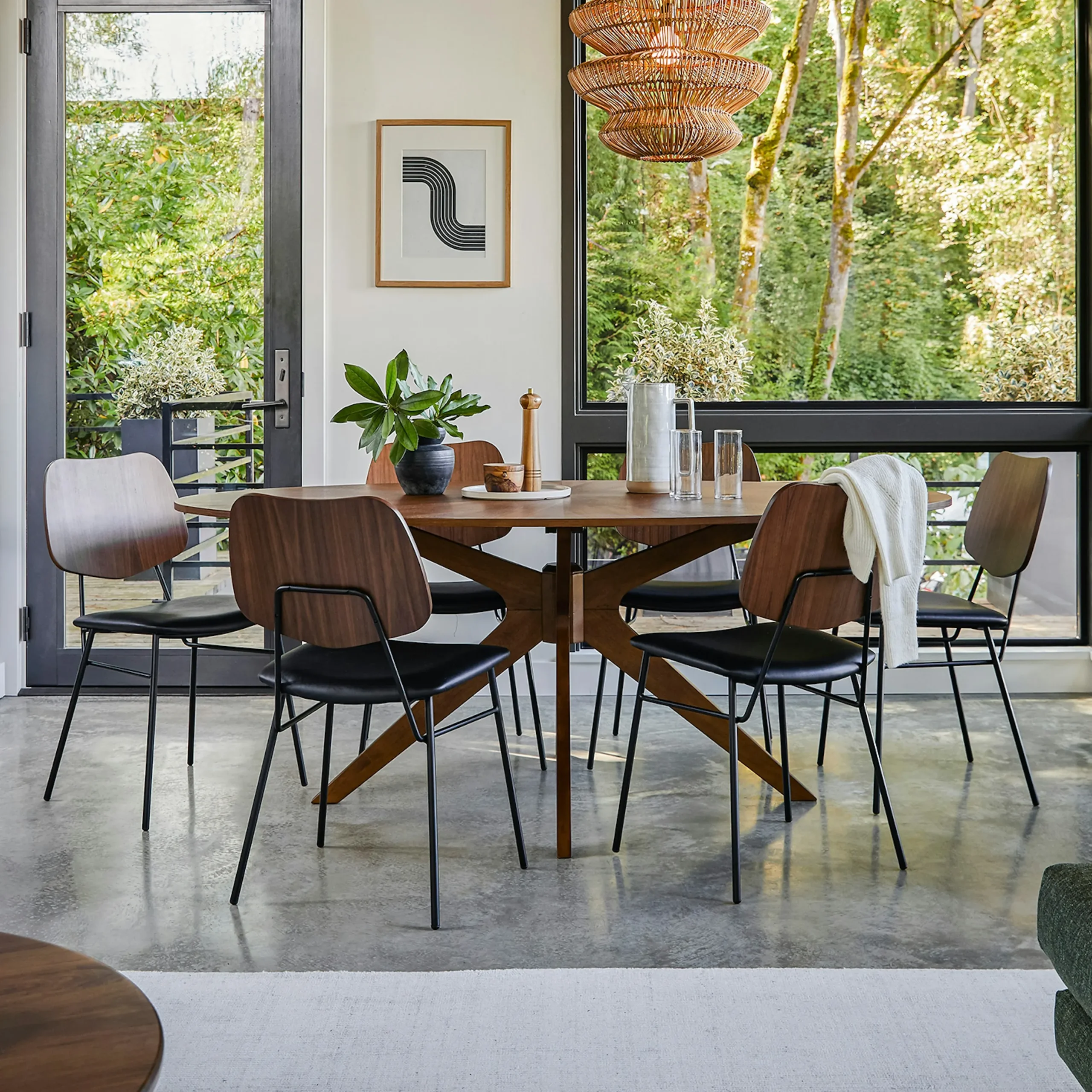Conan 75_ Oval Dining Table - Walnut - Image 6