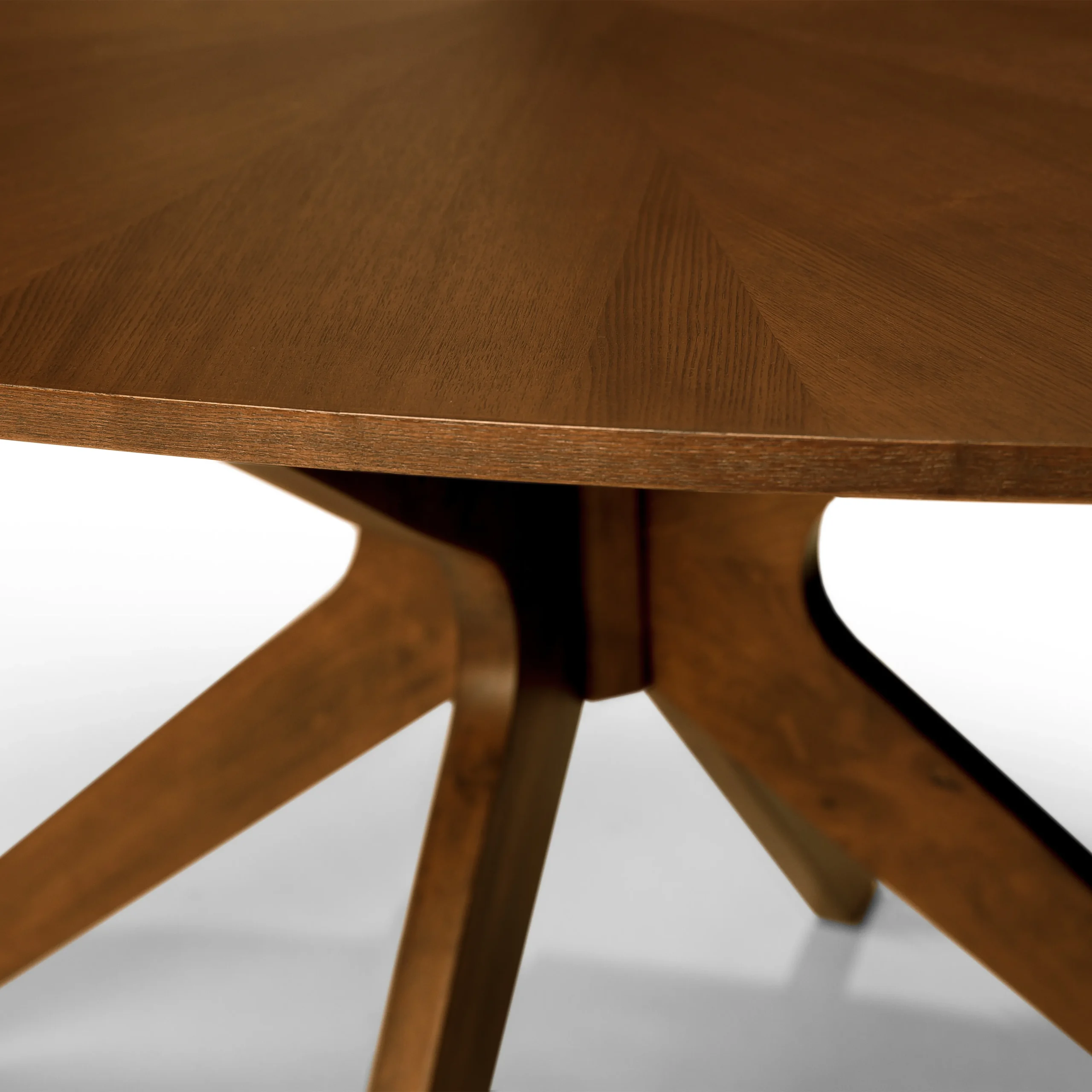 Conan 54_ Round Dining Table - Walnut - Image 6