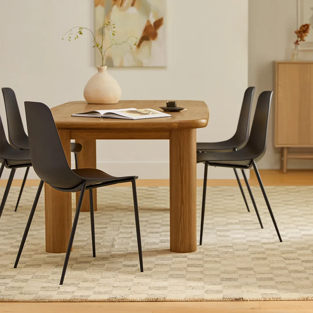 Adel 82.5_ Dining Table - Smoked Oak - Image 6