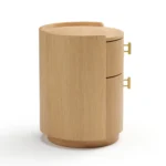 Miila 2-Drawer Nightstand - White Oak