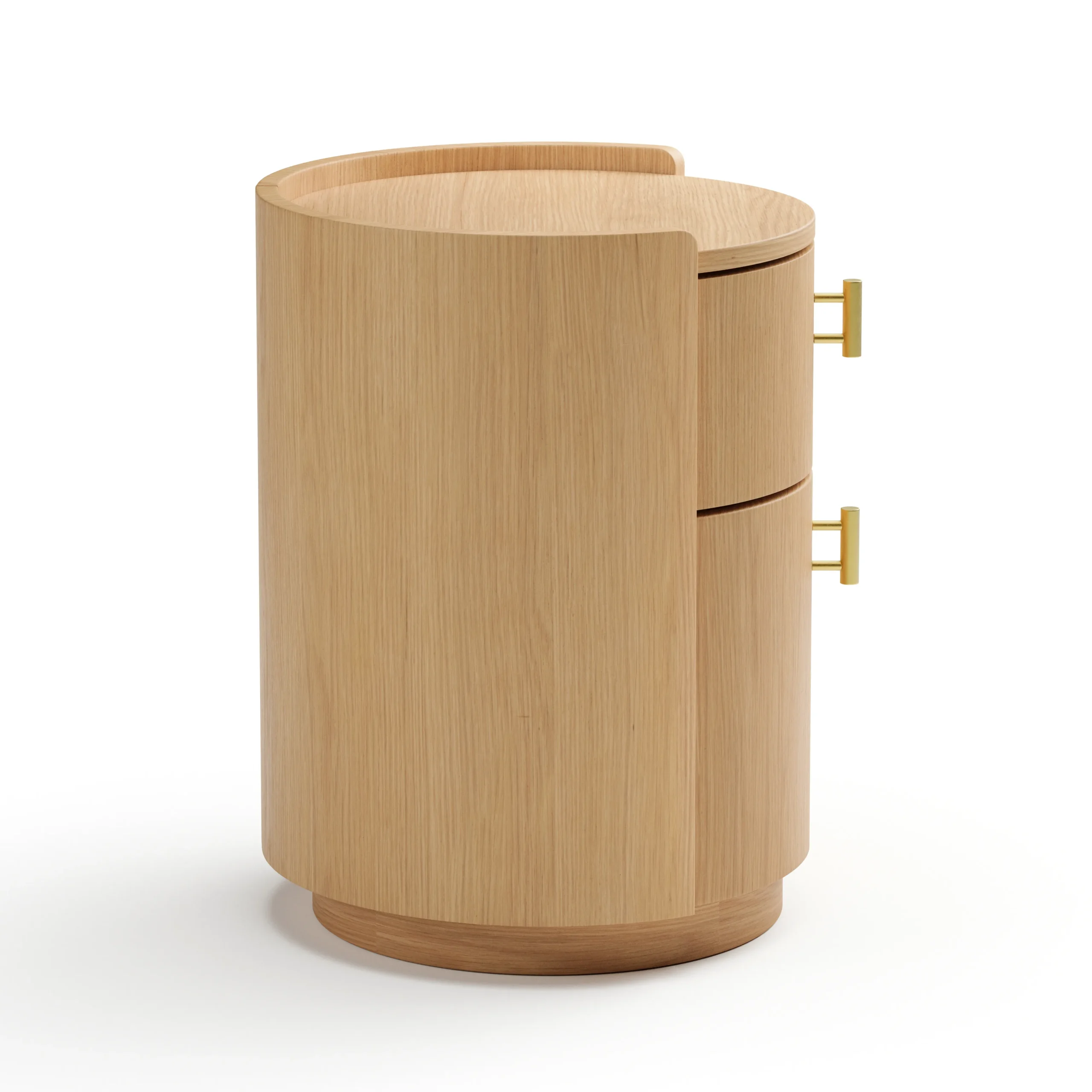 Miila 2-Drawer Nightstand - White Oak - Image 6