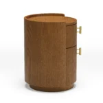 Miila 2-Drawer Nightstand - Smoked Oak