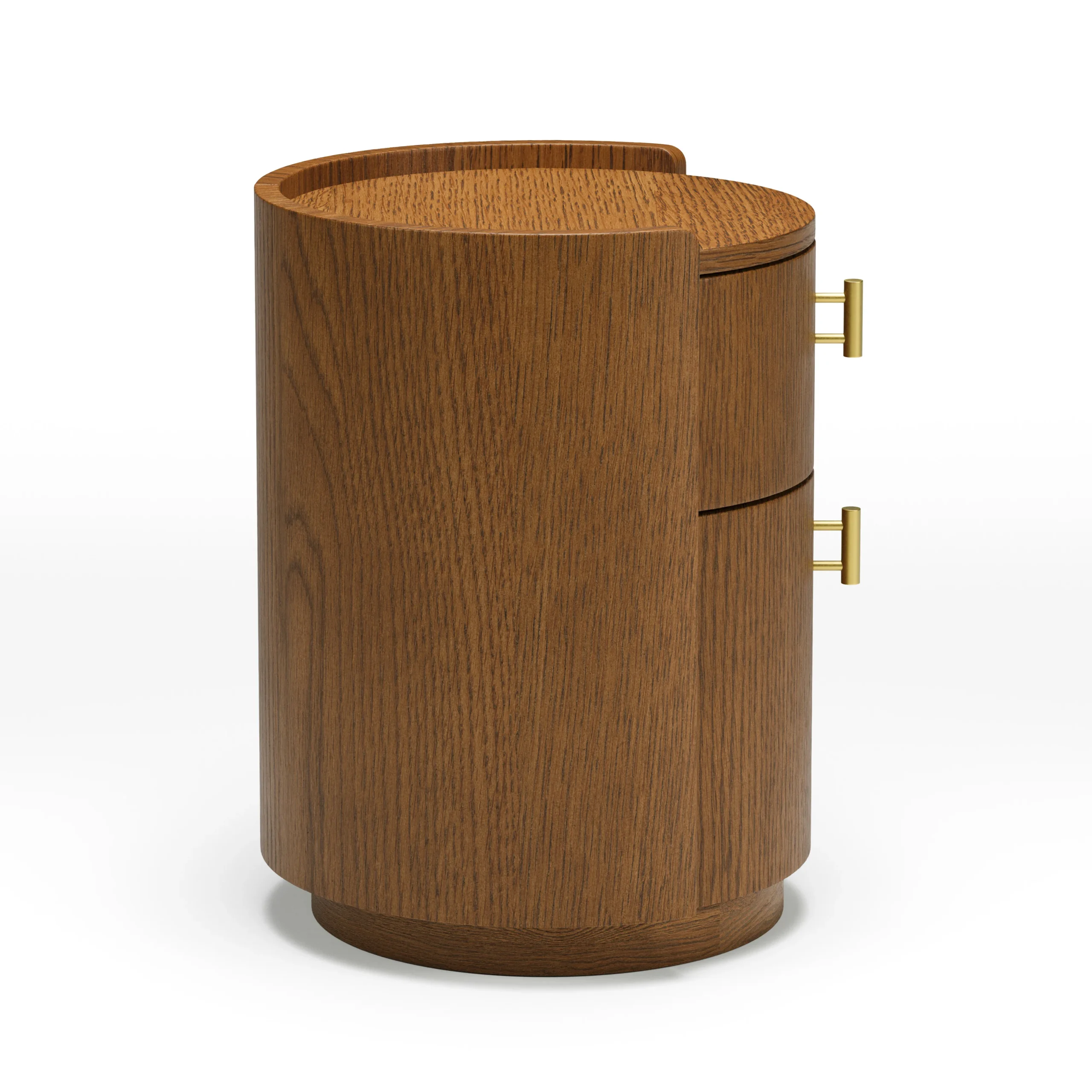 Miila 2-Drawer Nightstand - Smoked Oak - Image 6