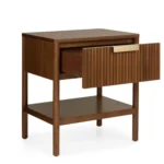 Liv 1-Drawer Nightstand - Walnut