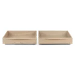 Lenia Underbed Storage Drawer Set - White Oak