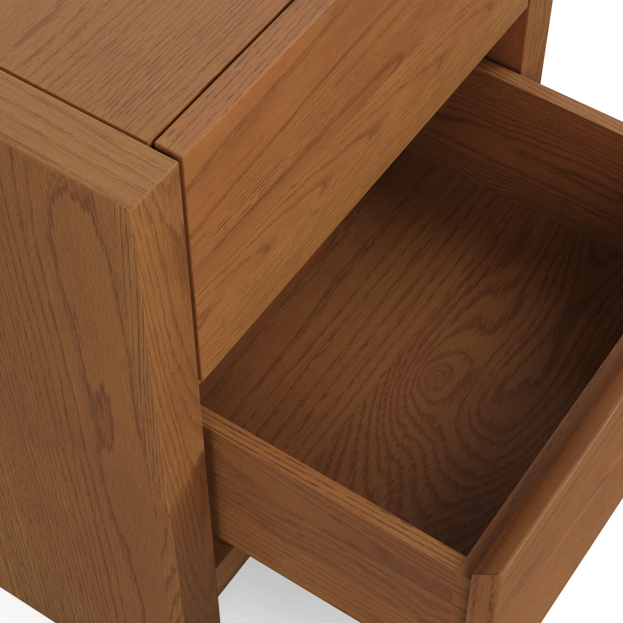 Leif 2-Drawer Nightstand - Smoked Oak - Image 6
