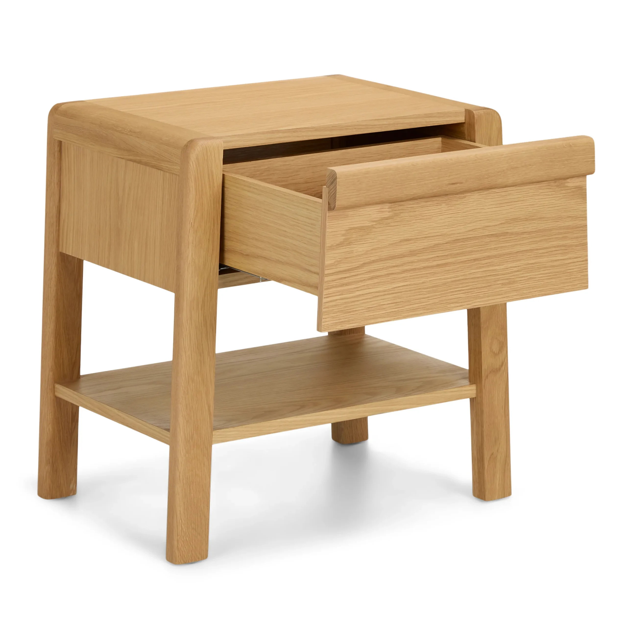 Dalsa 1-Drawer Nightstand - Natural Oak - Image 6