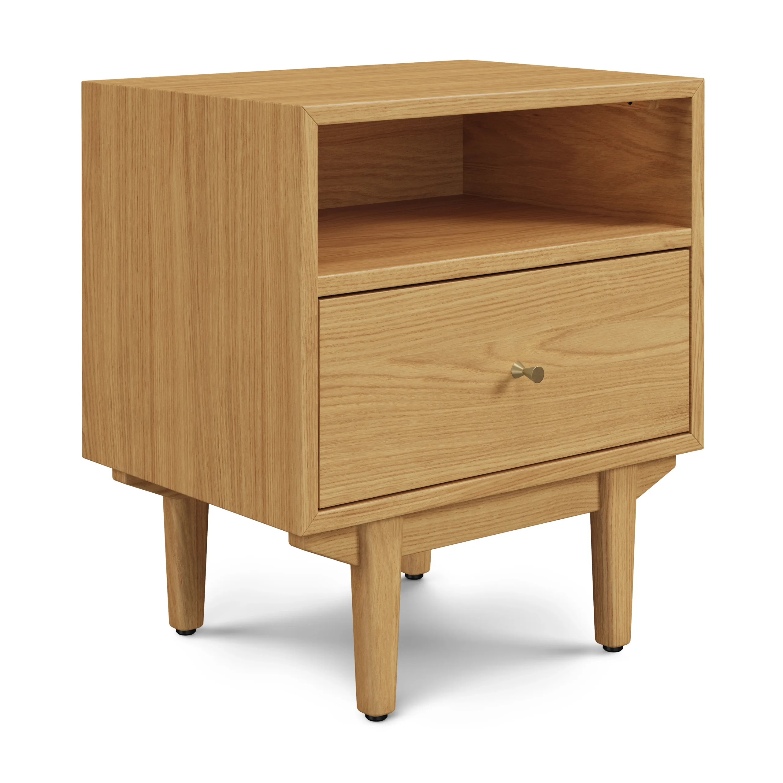 Cooper 1-Drawer Nightstand - Natural Oak - Image 6