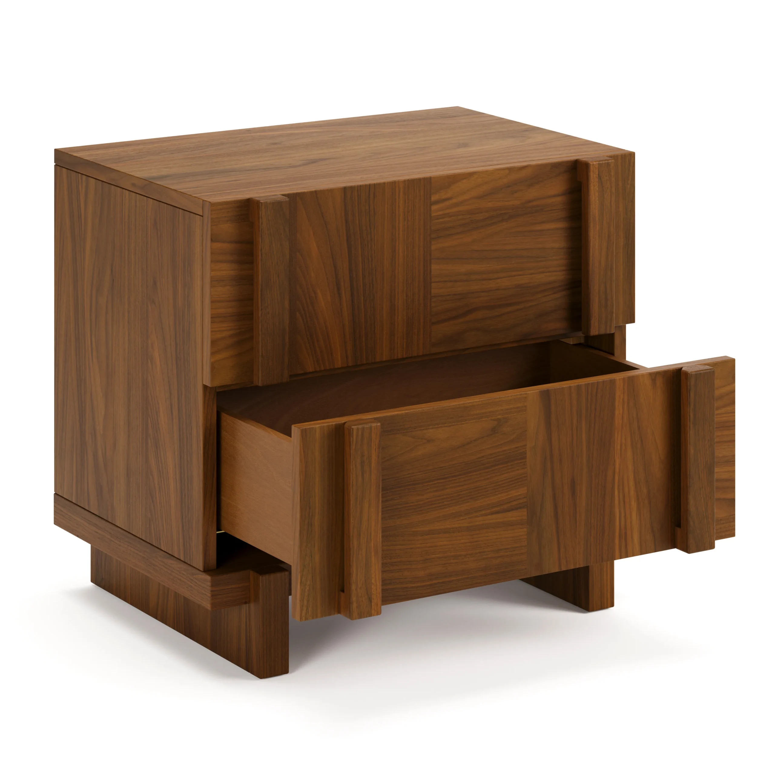 Ayra 2-Drawer Nightstand - Walnut - Image 6
