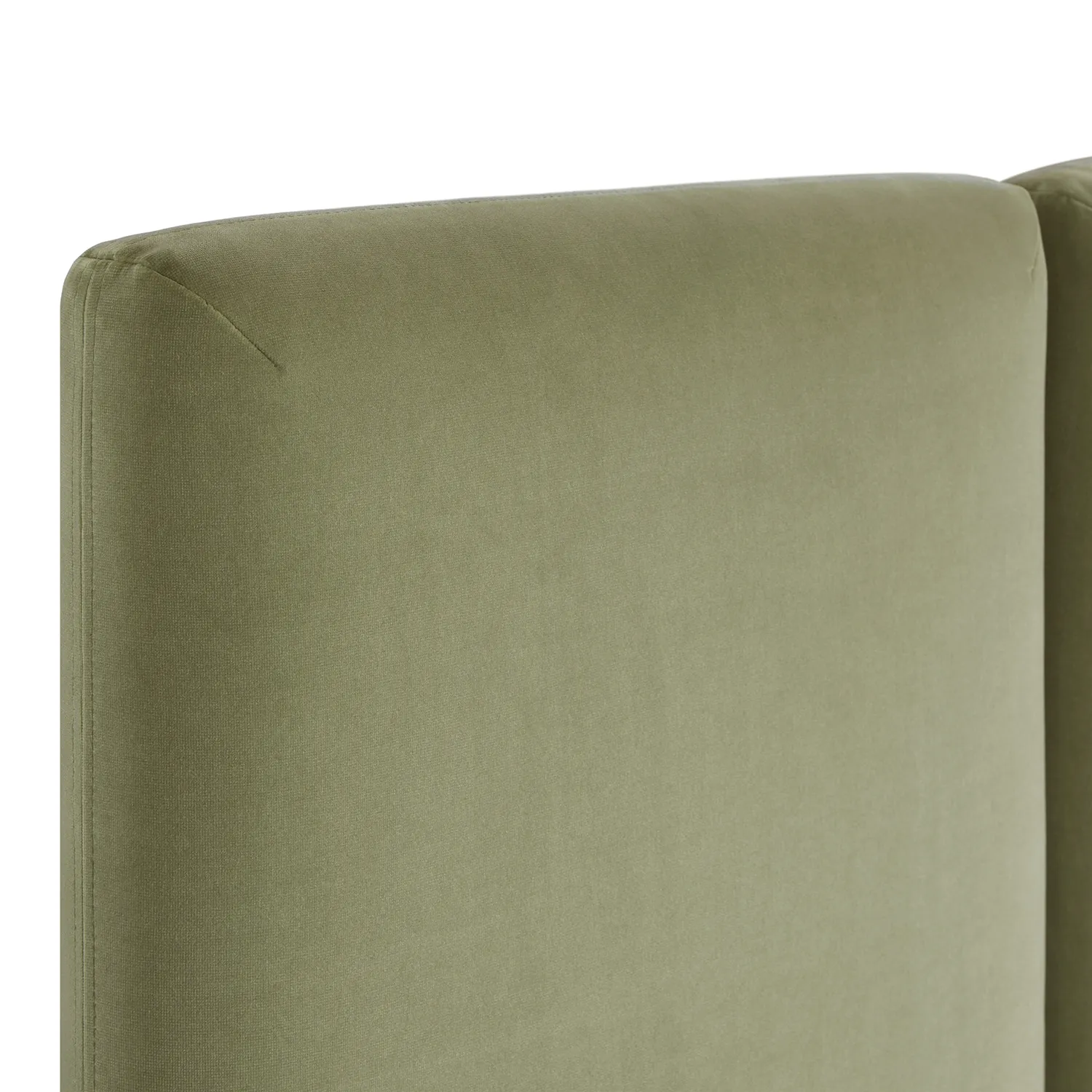 Noel Queen Tall Velvet Headboard - Plush Pacific Sage - Image 6