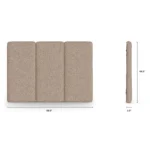 Noel Queen Headboard - Sandstone Wool Bouclé