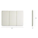Noel Queen Headboard - Lunaria White Bouclé