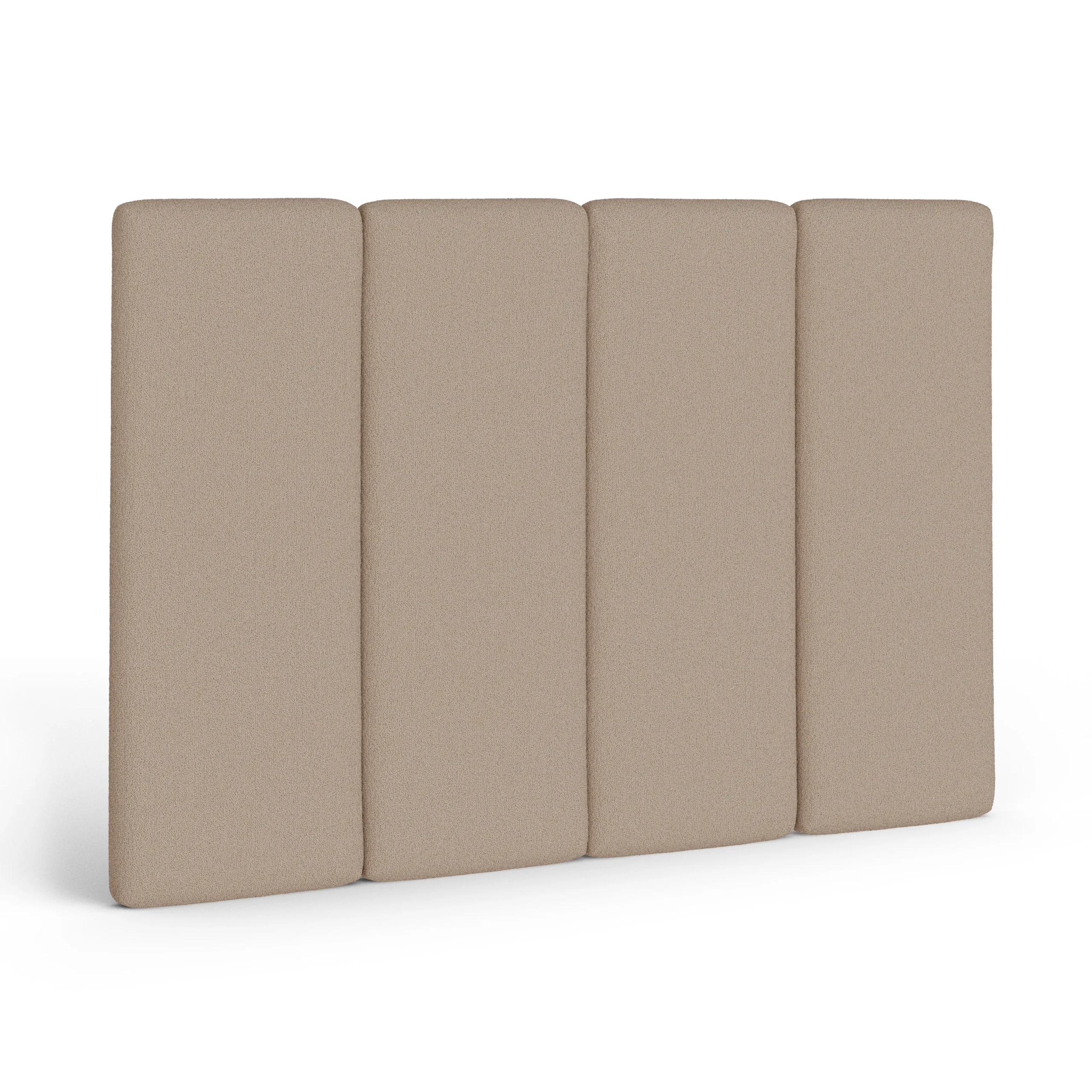 Noel King Tall Headboard - Sandstone Wool Bouclé - Image 6