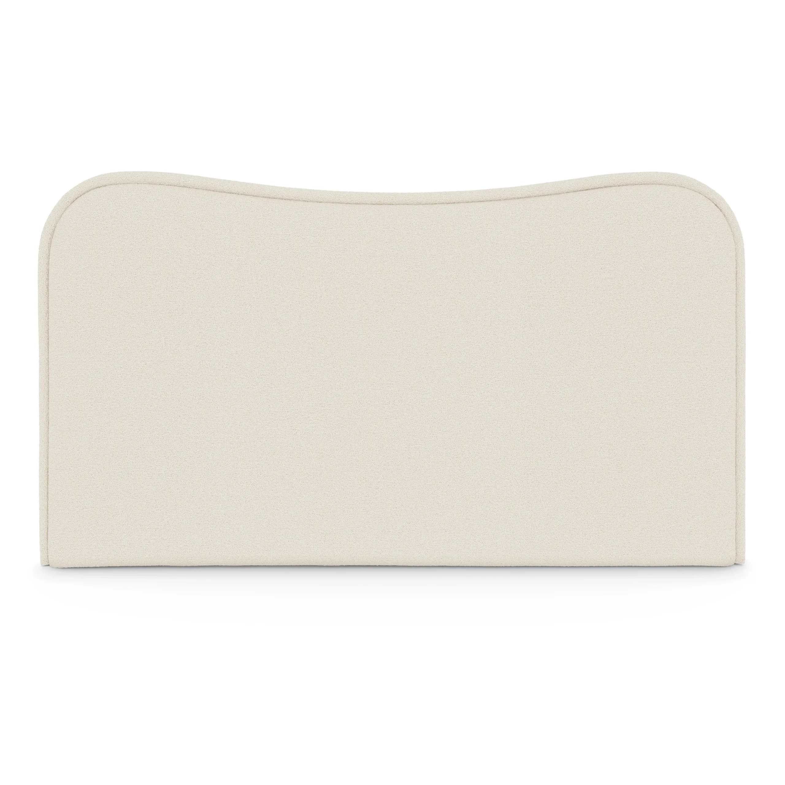 Makoa King Headboard - Ivory Wool Bouclé - Image 7