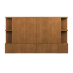 Kouva Queen Storage Headboard - Smoked Oak