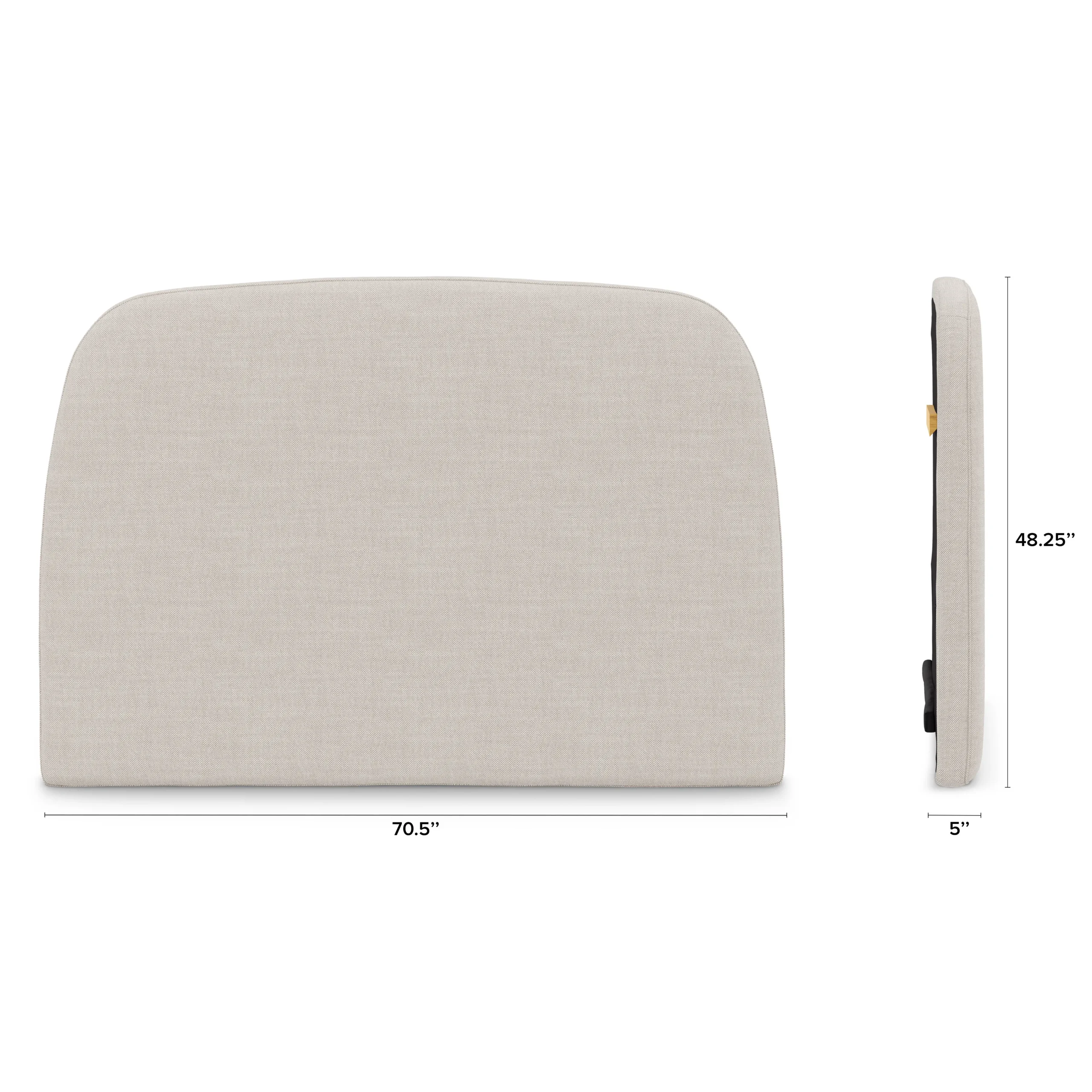 Kaleo Queen Headboard - Clay Taupe - Image 6