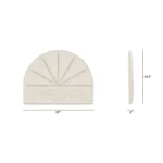 Almelo Twin Headboard - Ivory Wool Bouclé