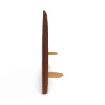 Almelo King Velvet Headboard - Hale Rust