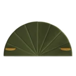 Almelo Full Velvet Headboard - Hale Serrano Green