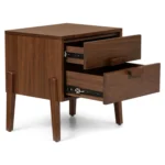 Vireo 2-Drawer Nightstand - Walnut