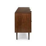 Nera 6-Drawer Low Triple Dresser - Walnut