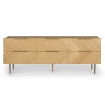 Nera 6-Drawer Double Dresser - Walnut