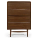 Lenia 4-Drawer Chest - Walnut