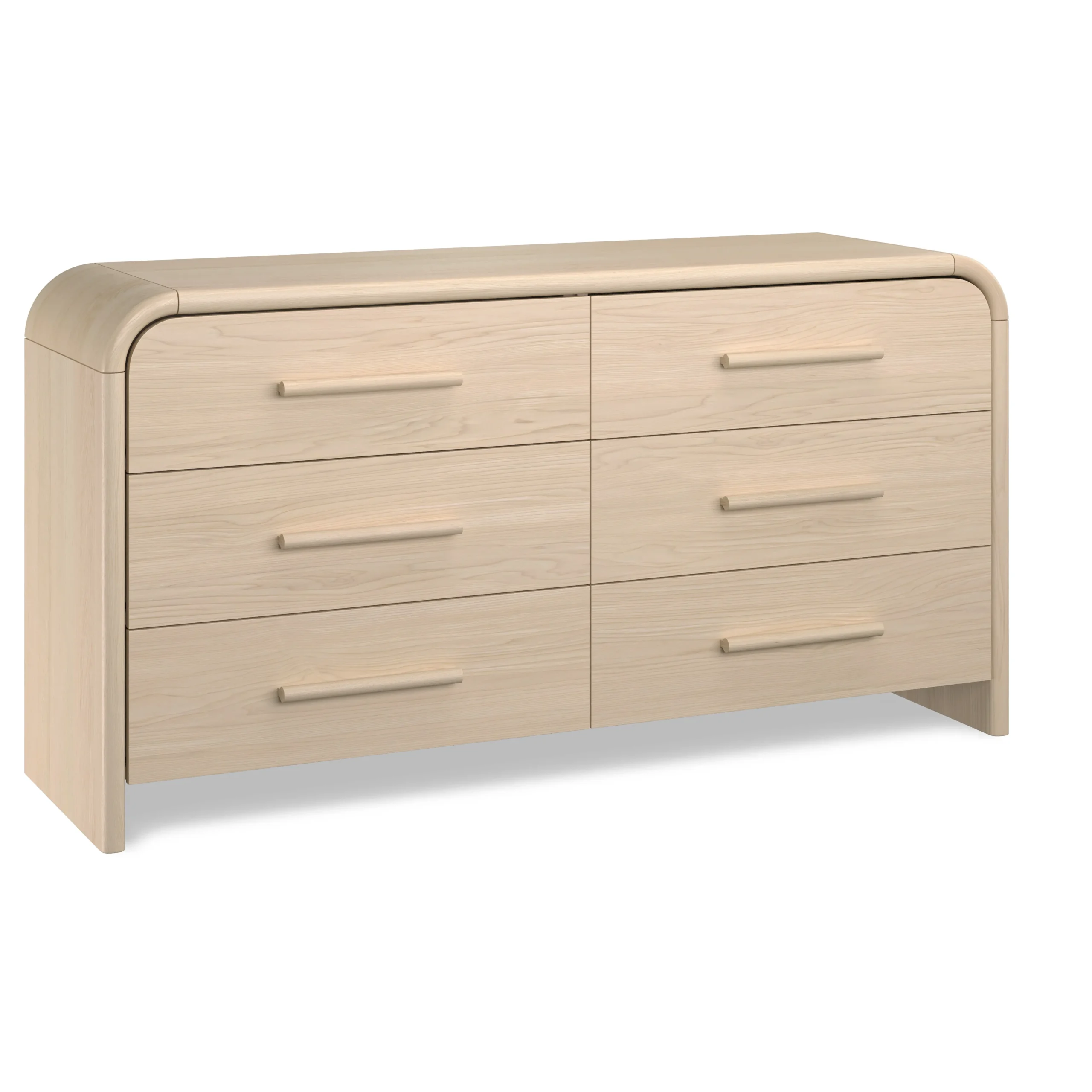 Faydra 6-Drawer Double Dresser - Natural Ash - Image 6