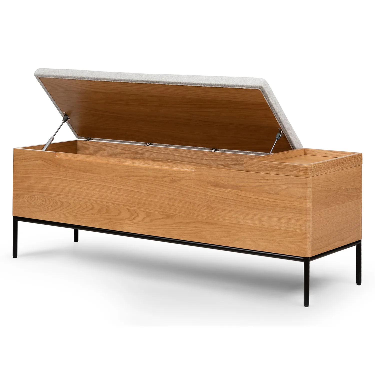 Thari 53_ Bench - Oak and Everest Gray - Image 6