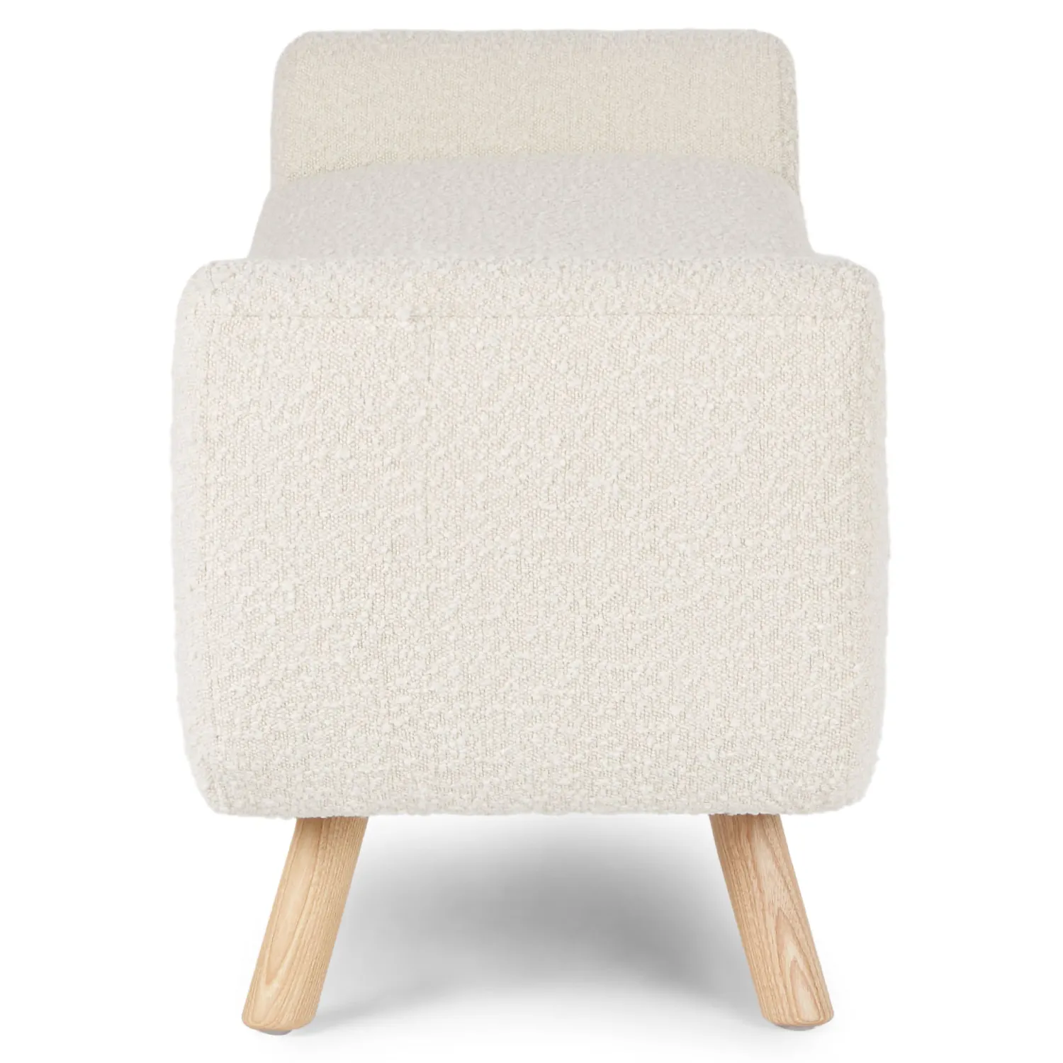Gabriola 60_ Bench - Ivory Bouclé - Image 7