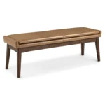 Chantel 56_ Leather Bench - Toscana Tan