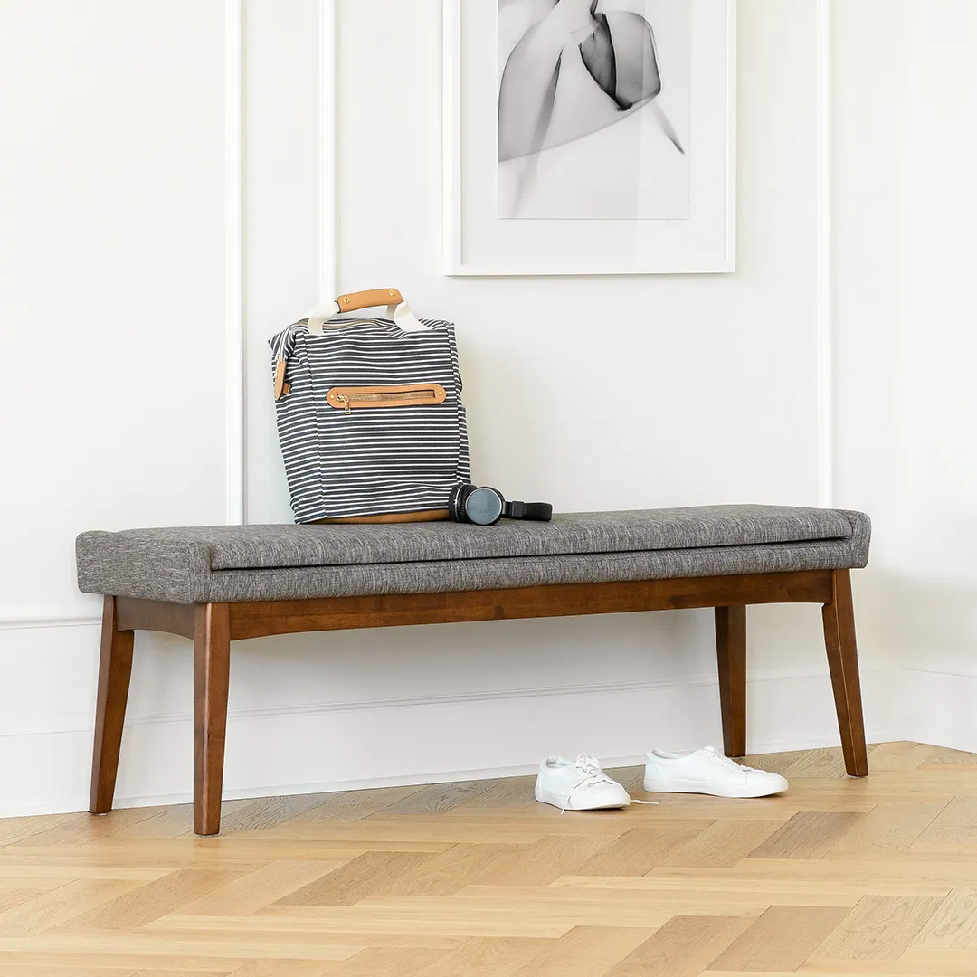 Chantel 56_ Bench - Volcanic Gray - Image 6