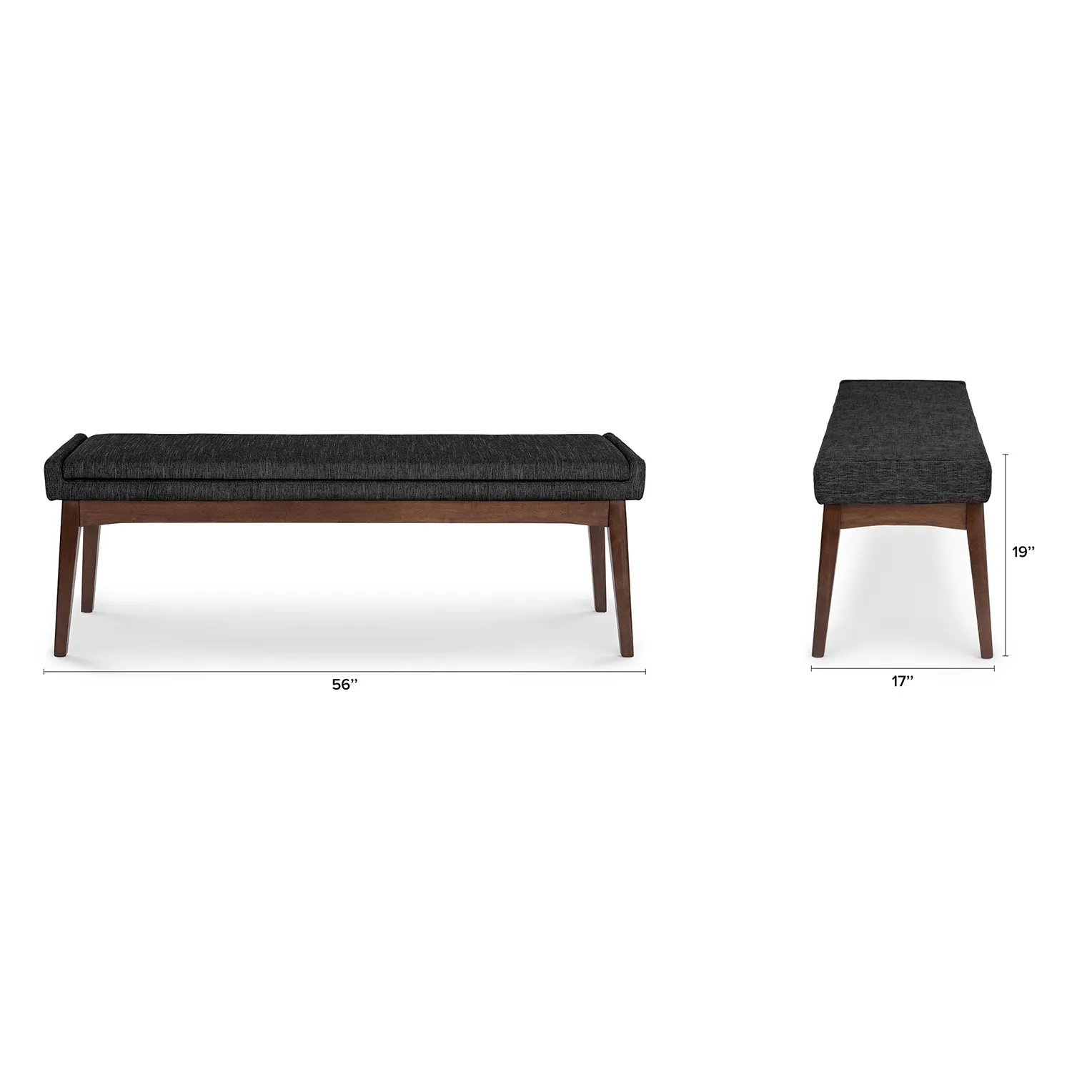 Chantel 56_ Bench - Licorice - Image 6