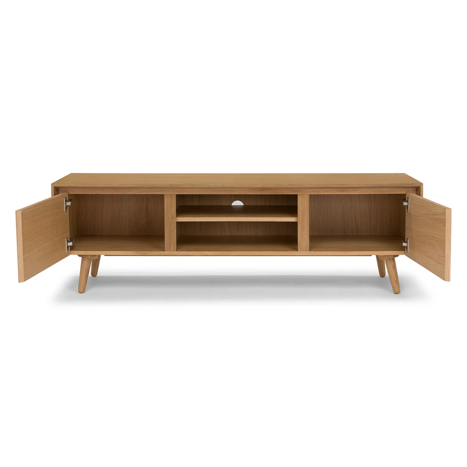 Seno 63_ Low Media Unit - Oak - Image 4