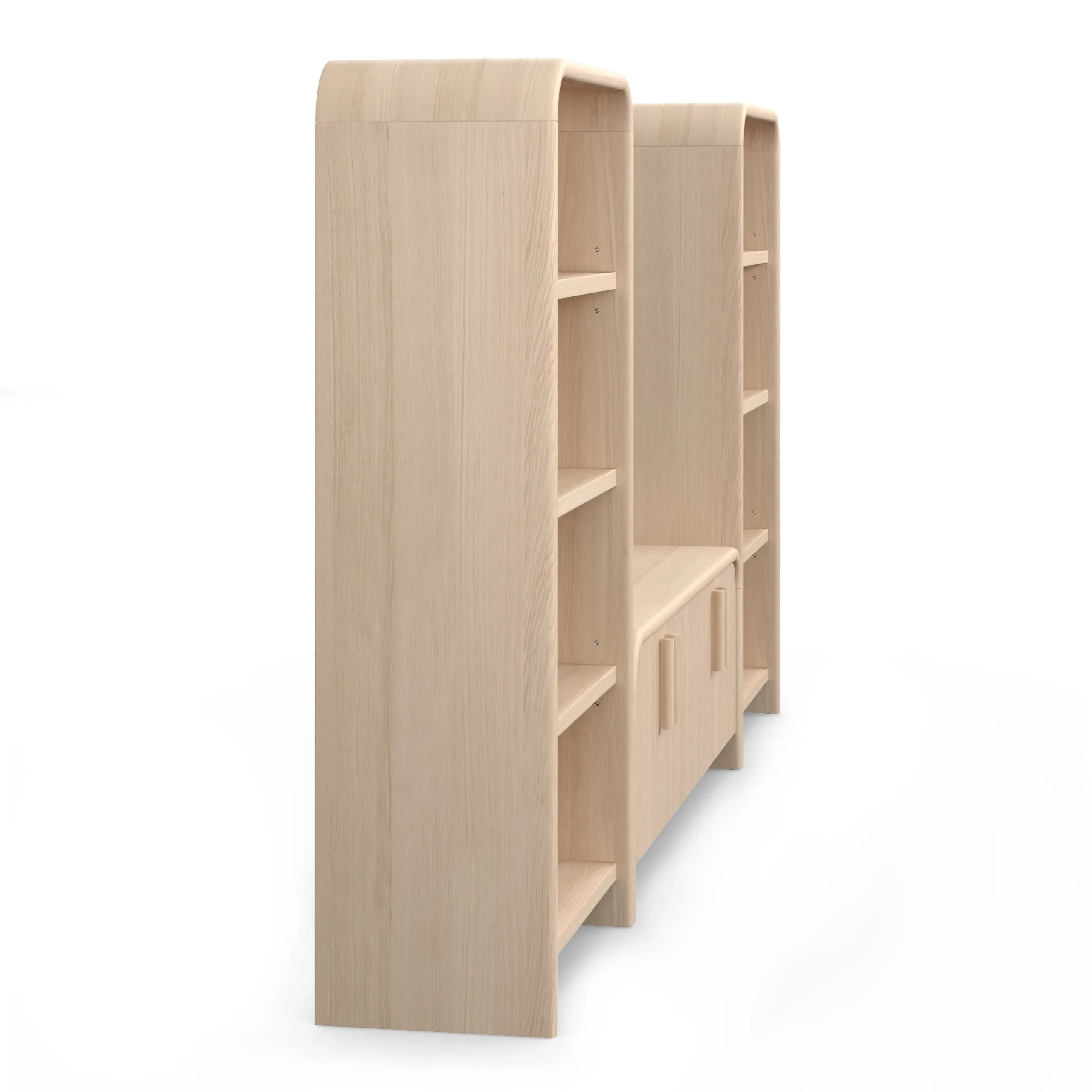 Faydra 140_ Media Storage Set - Natural Ash - Image 4
