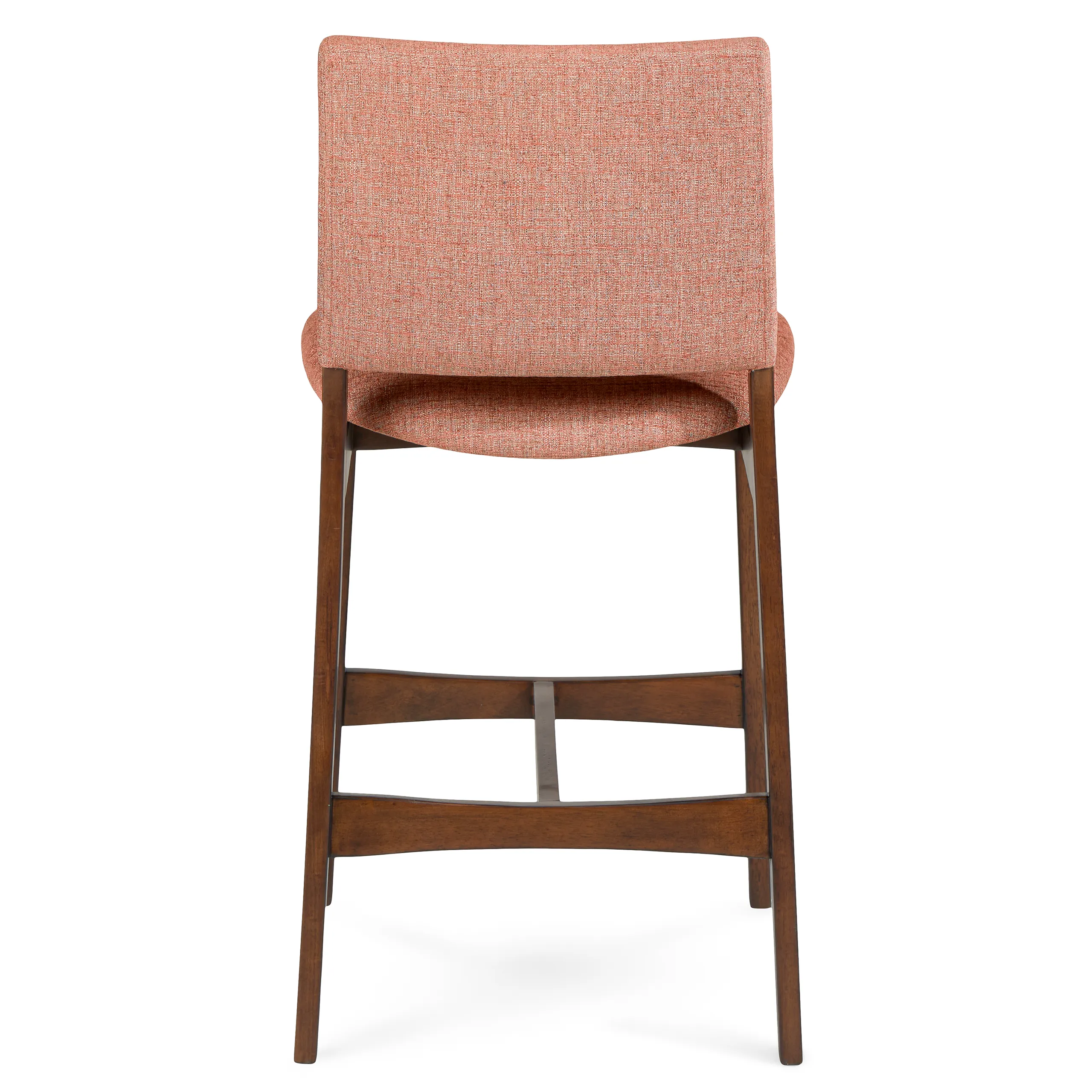 Nosh Counter Stool - Walnut and Rosehip Orange - Image 6